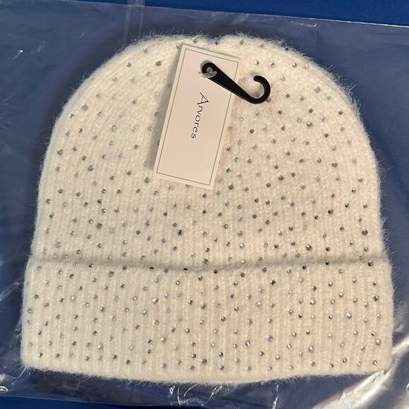 New! Arvores Gemstone Bling Beanie With & Without Pom Pom (K103) - Picture 10 of 13